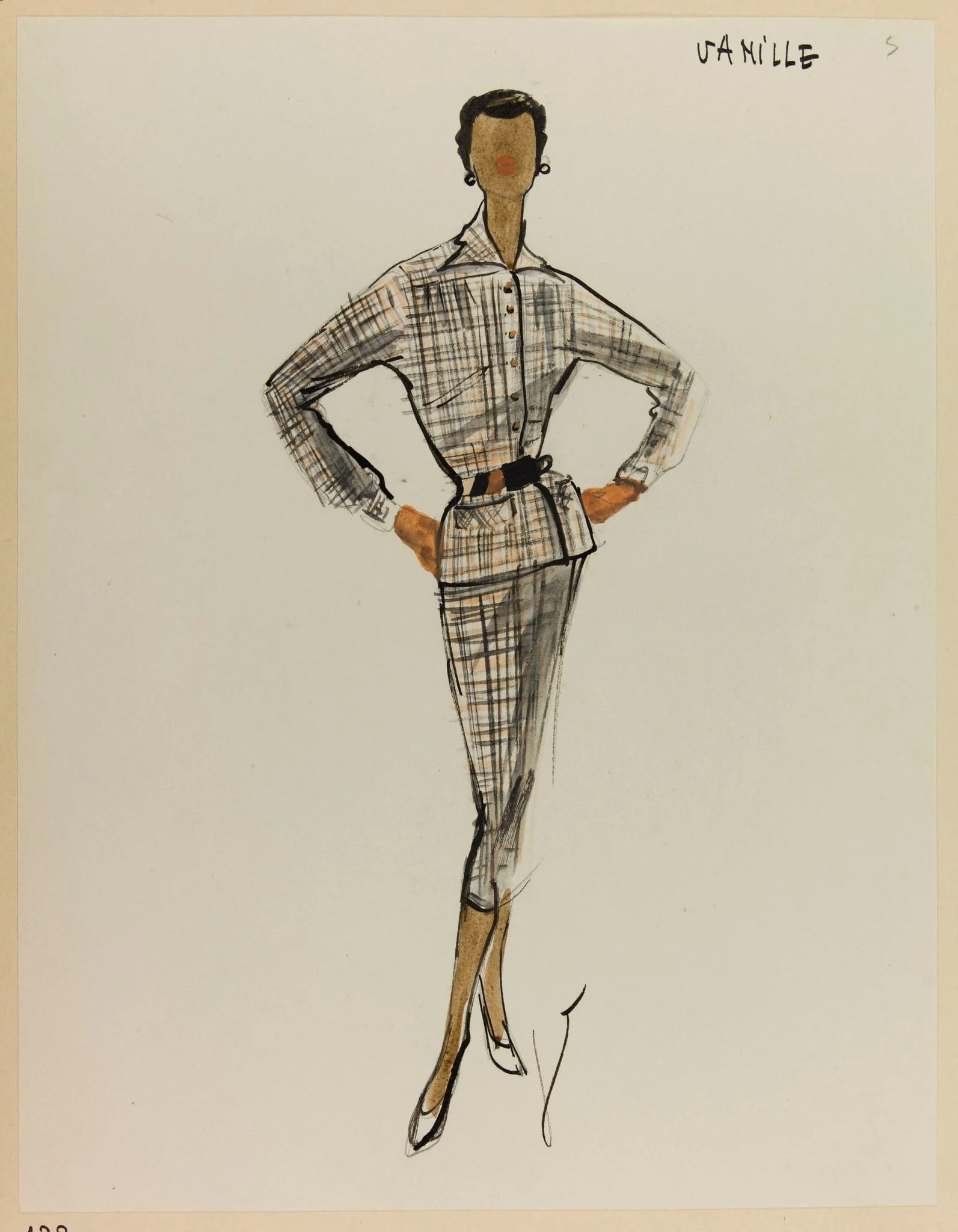 Vanille, by Carven, 1953