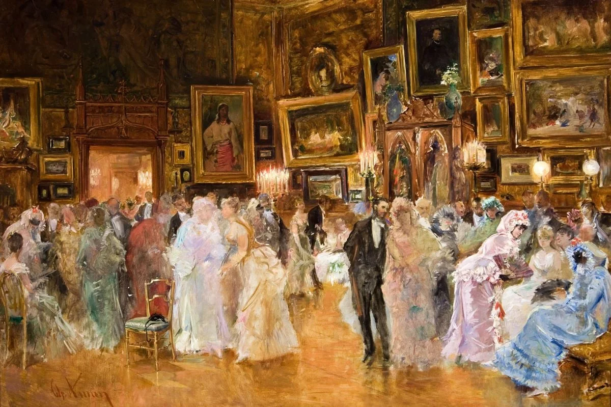 Bal mascat în atelier - Serată, by Theodor Aman, unspecified, 1850