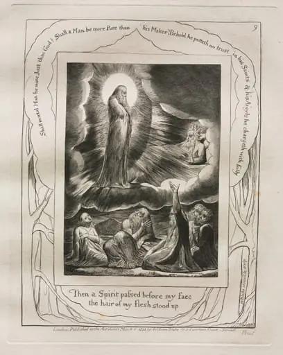 The Book of Job:  Pl. 9, Then a Spirit passed before my face