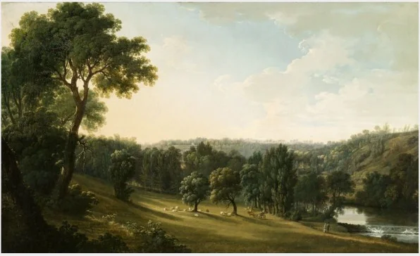 A View in Lucan House Demesne, by Thomas Roberts, oil, 1771