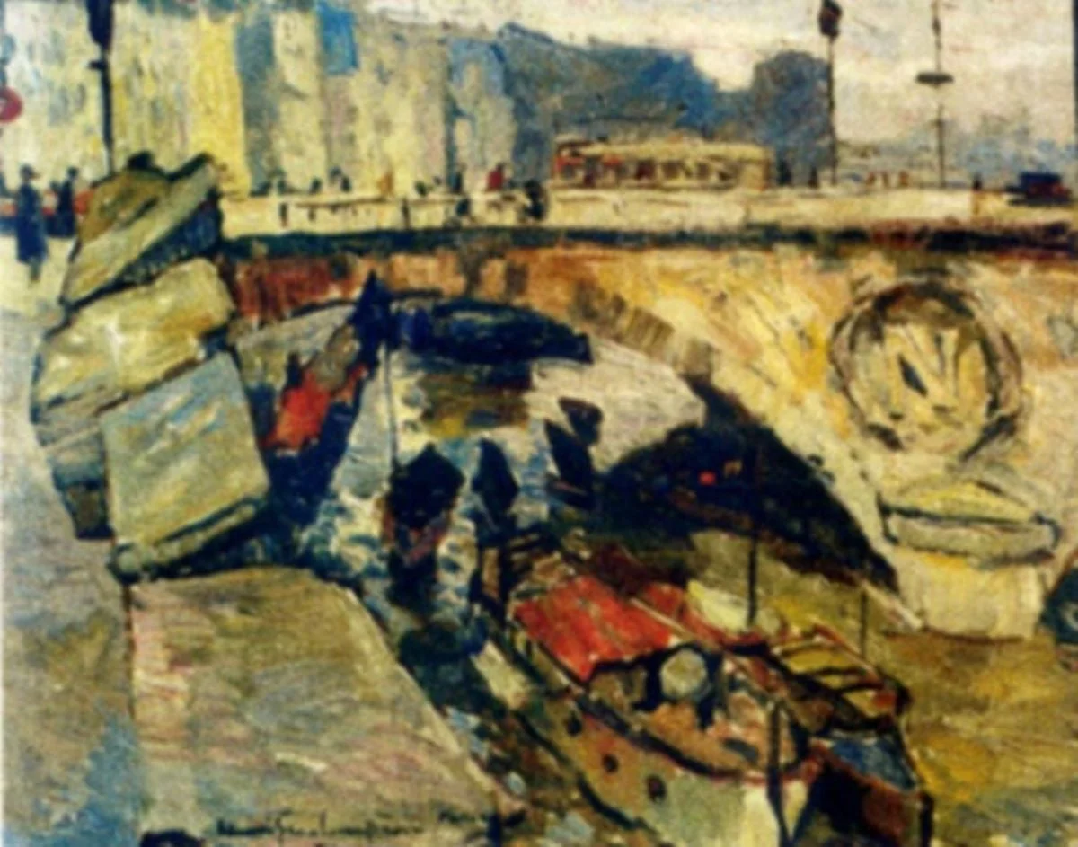 Peisaj din Paris, by Rudolf Schweitzer-Cumpăna, unspecified, 1932