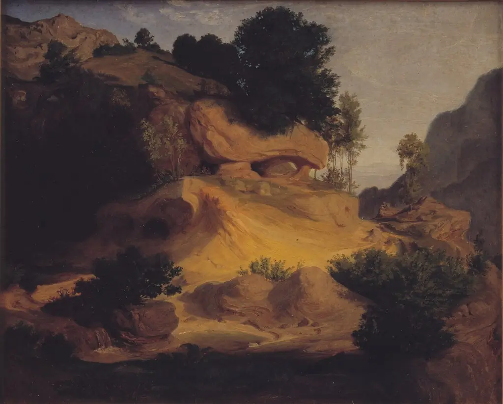 Landscape near Subiaco, Italy