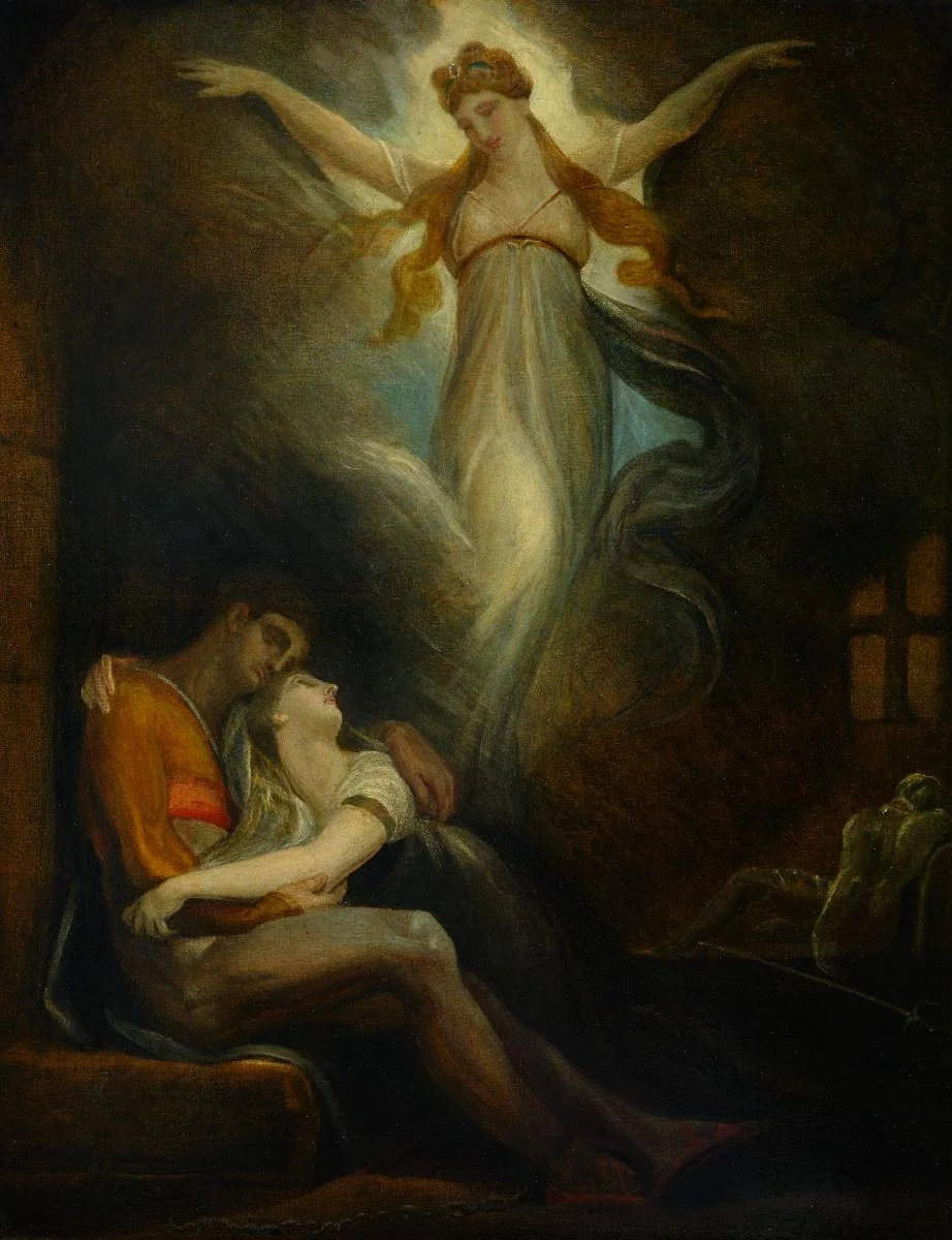 Das Gefängnis, by Henry Fuseli, oil, 1806