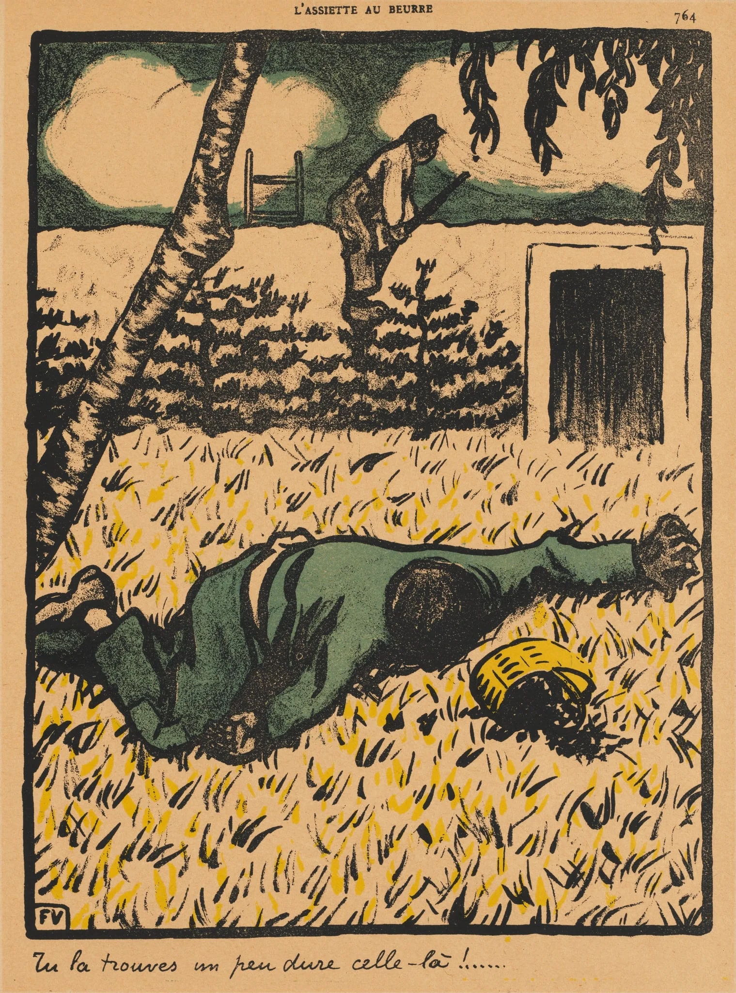 You'll find that's rather a hard one !, by Félix Vallotton, 1901