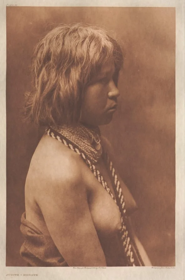 Portfolio II, Plate 59: Judith-Mohave, by Edward S. Curtis, 1903