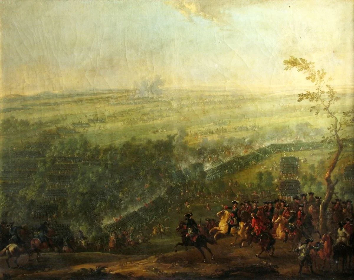 Bătălia de la Poltava, by anonim