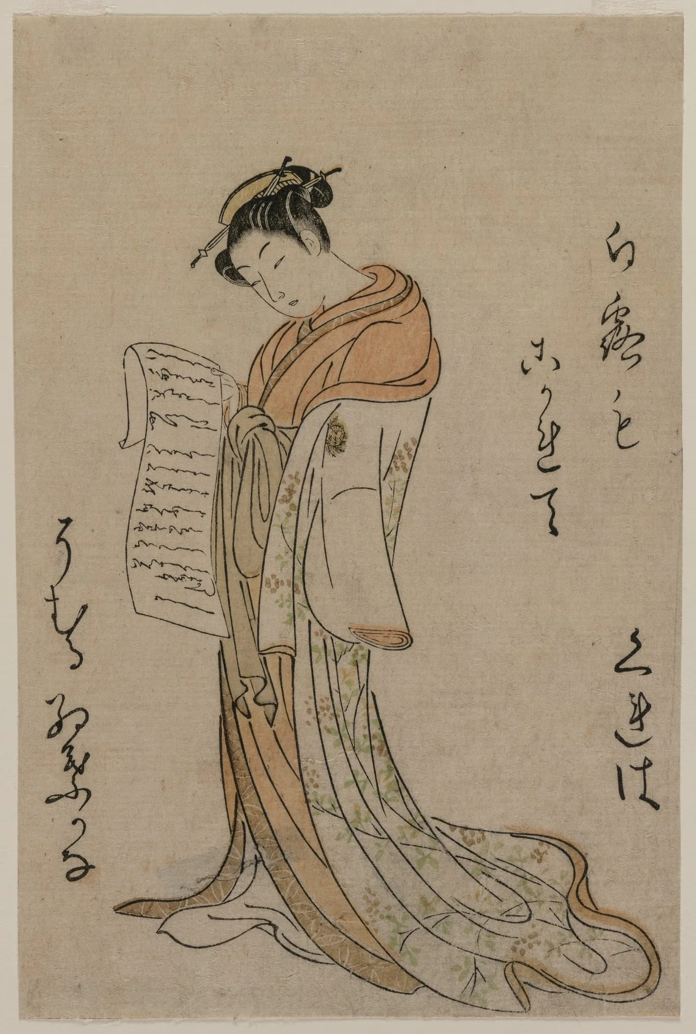Kureha of Gakuiseya, from Selection of Beauties from the Pleasure Quarters