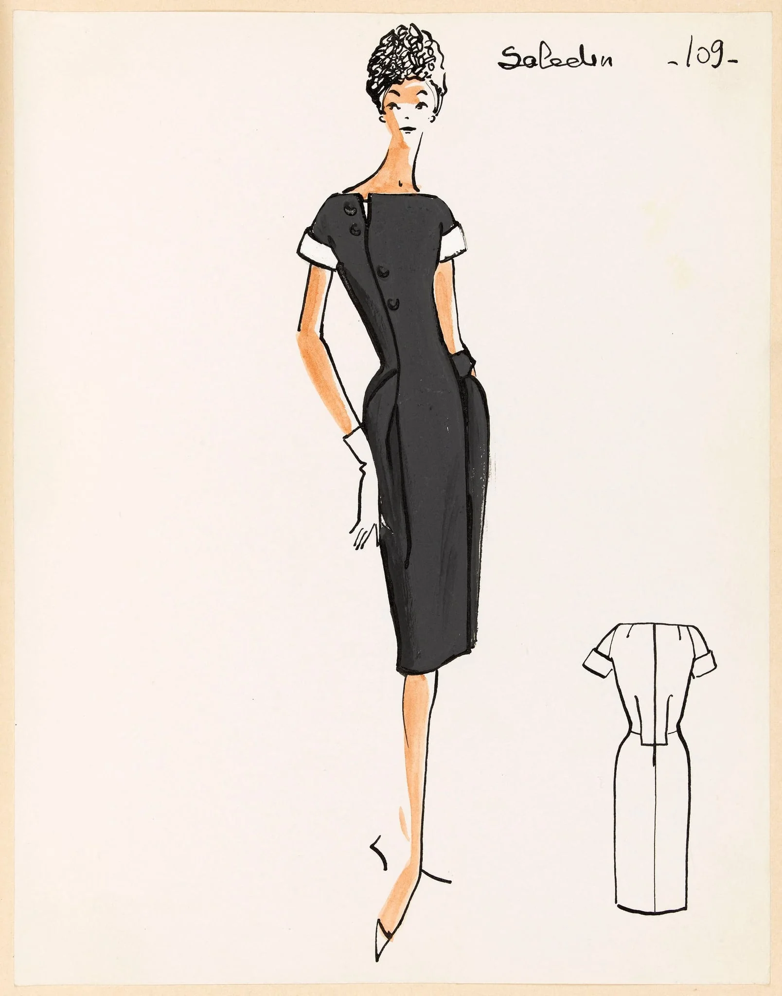 Saladin, by Carven, 1959