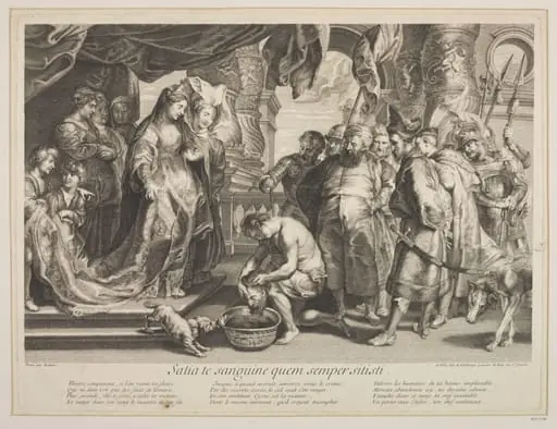 Tomyris with the head of Cyrus