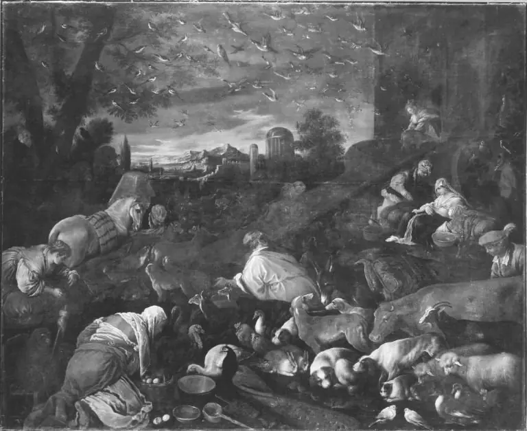 Einzug der Tiere in die Arche Noah (Kopie nach)