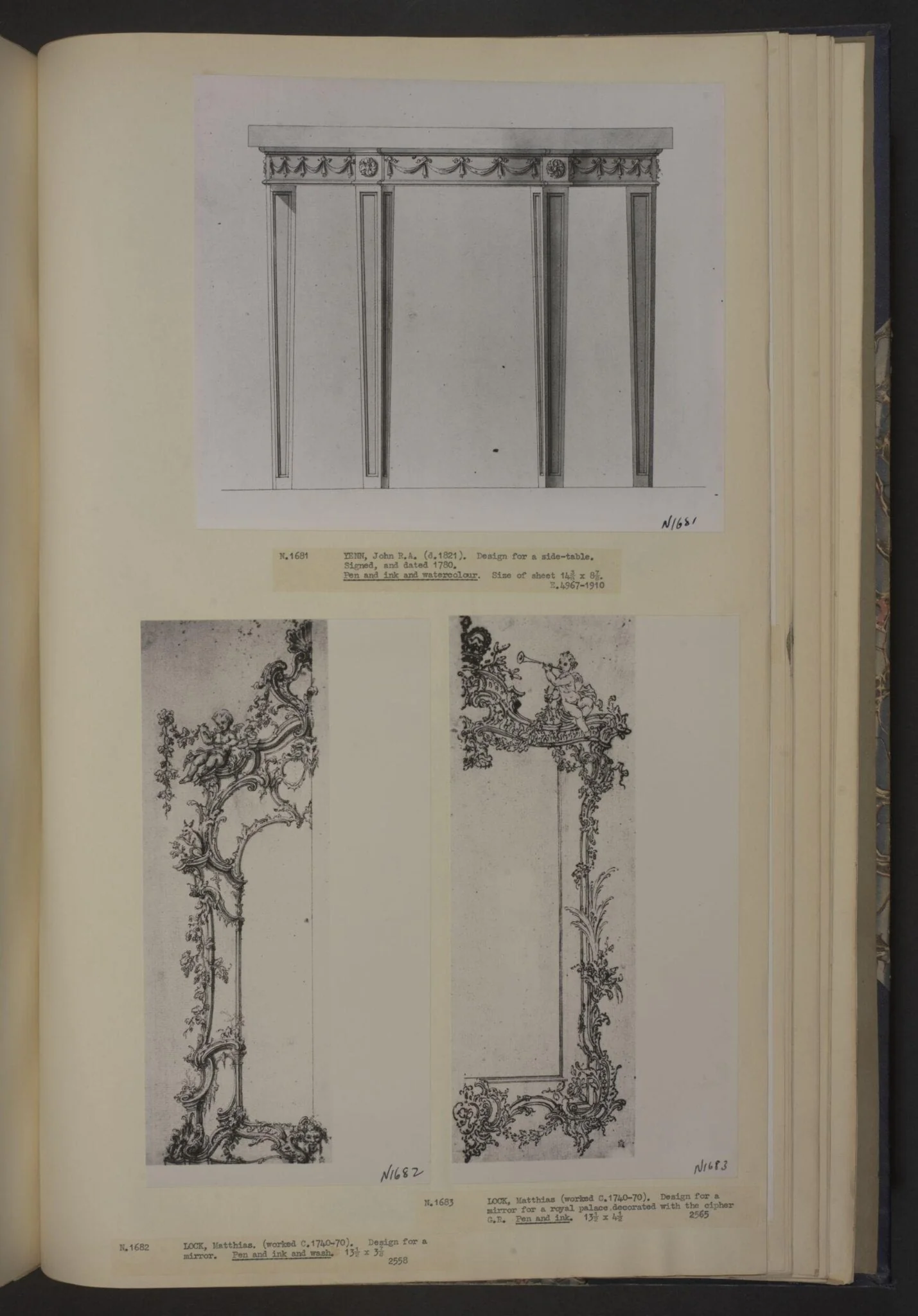 Design for a side table