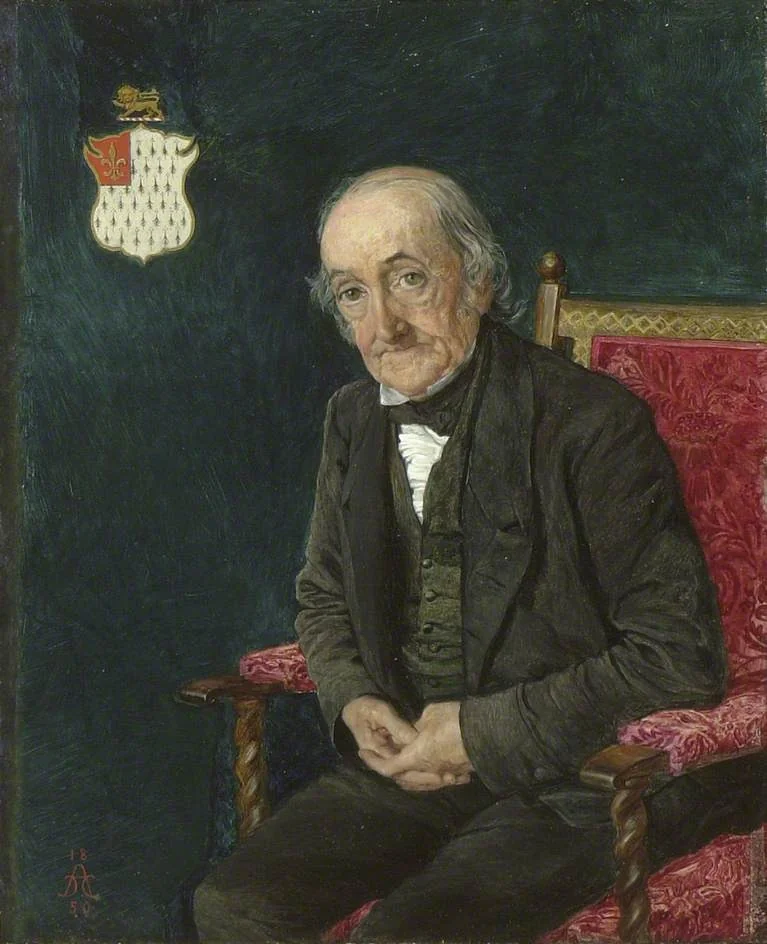 William Bennett, by Charles Allston Collins, oil, 1850