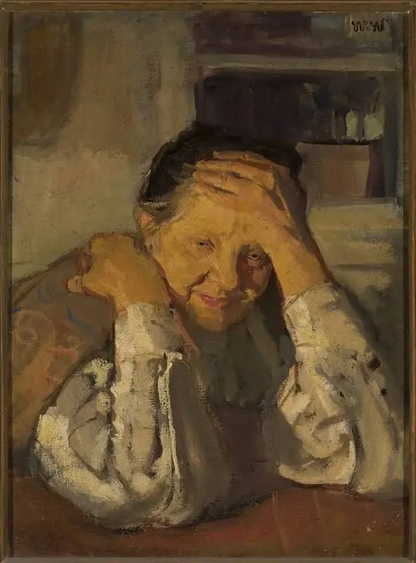 Portrait of artist’s mother