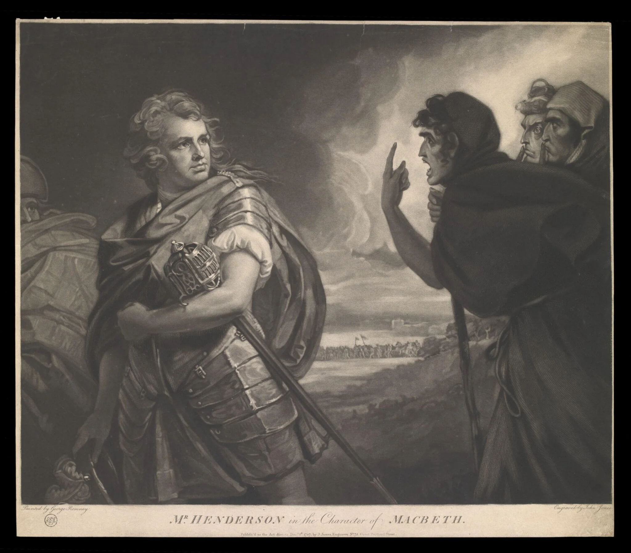 H Beard Print Collection, by George Romney, 1