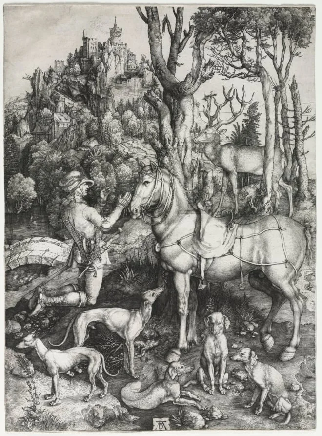 Saint Eustace, by Albrecht Dürer, 1501