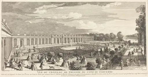 Vue du Chateau de Trianon du Cote du Parterre