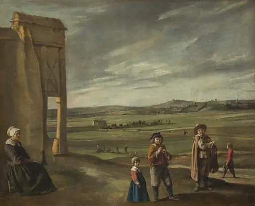 Landscape with Peasants