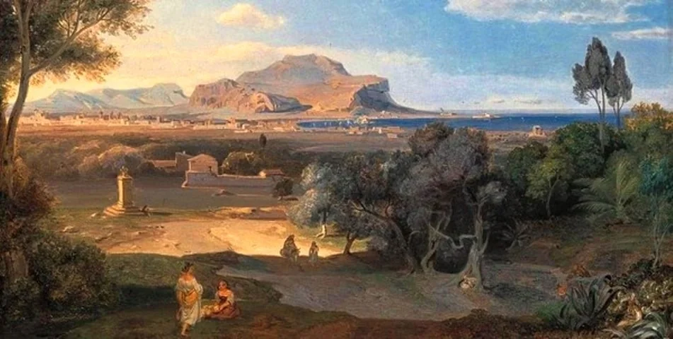 View of Palermo with Monte Pellegrino.