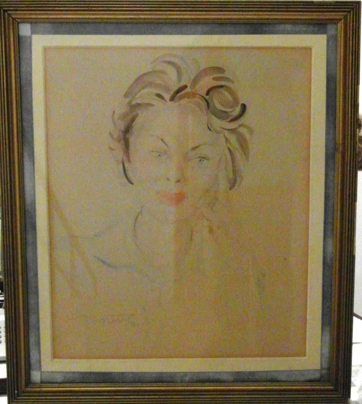 Actrița Marcela Rusu, by Ion Valentin Anestin, unspecified, 1956