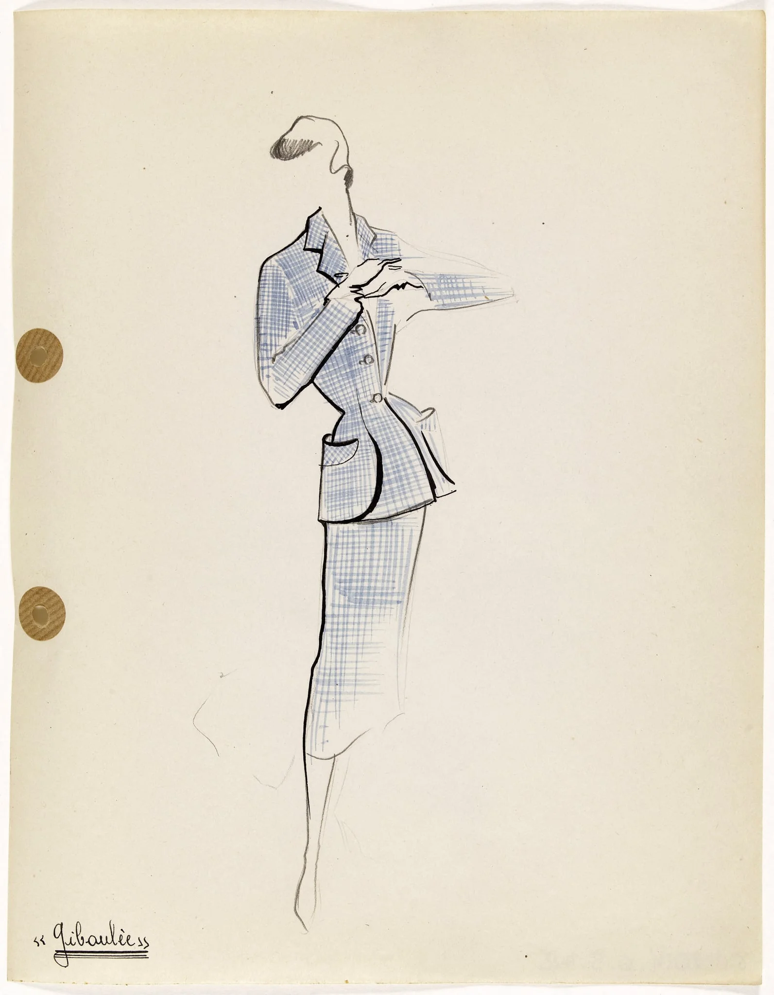 'Giboulée', by Carven, 1949
