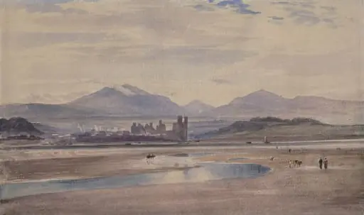 Carnarvon Castle and the Menai Straits