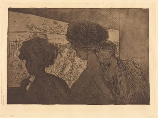 Baignoire au théatre (Lower Box at the Theater)