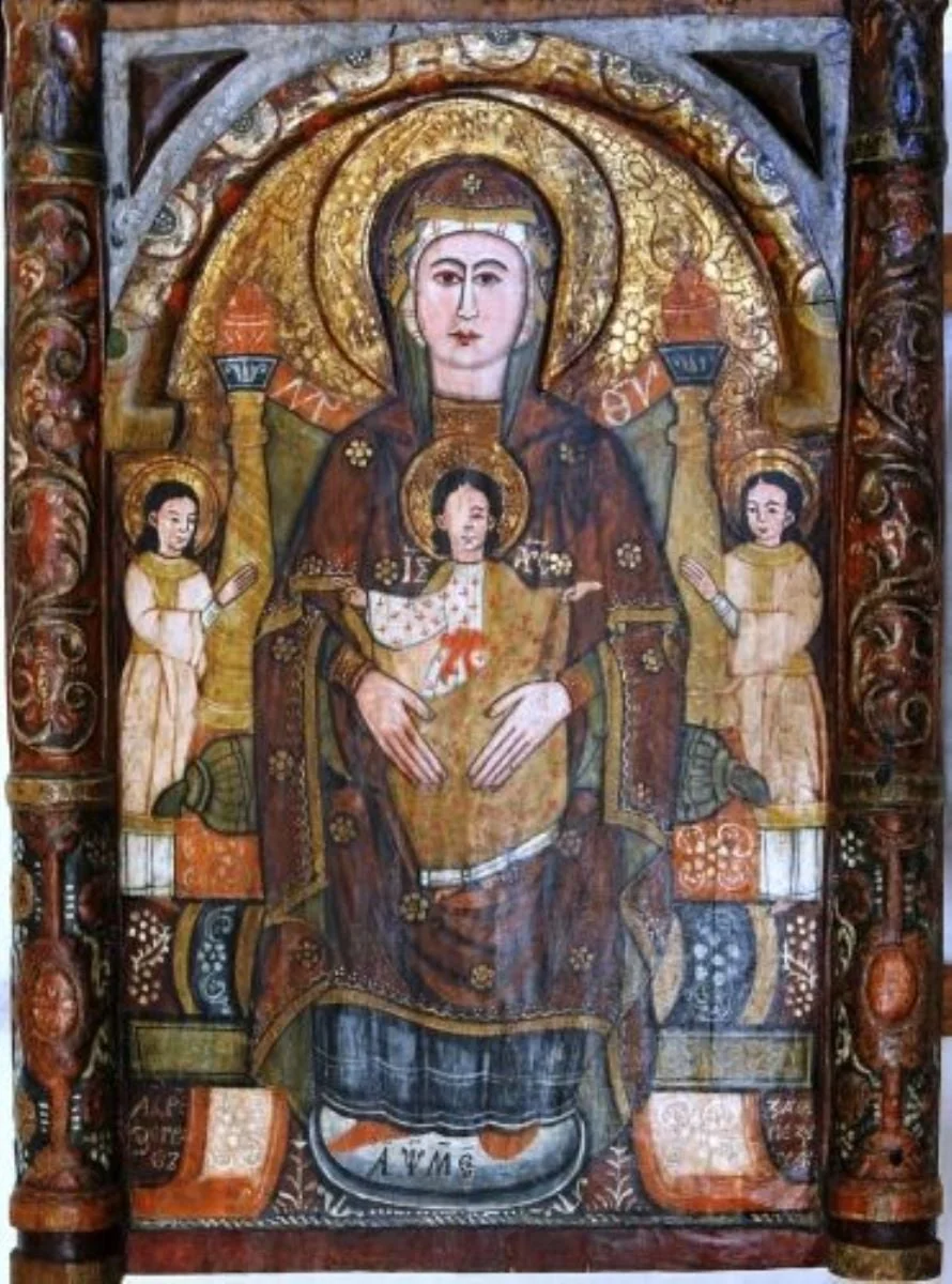 Maica Domnului cu Pruncul, by Unknown, 1745