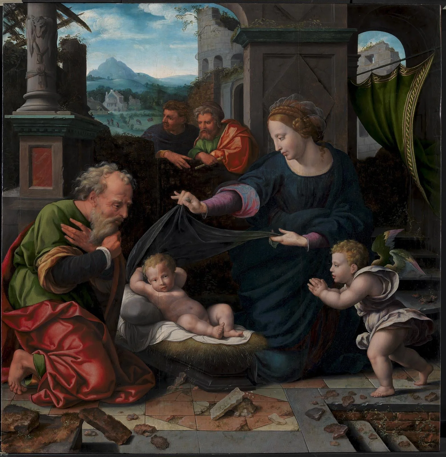 The Holy Family, by Unknown, 1565