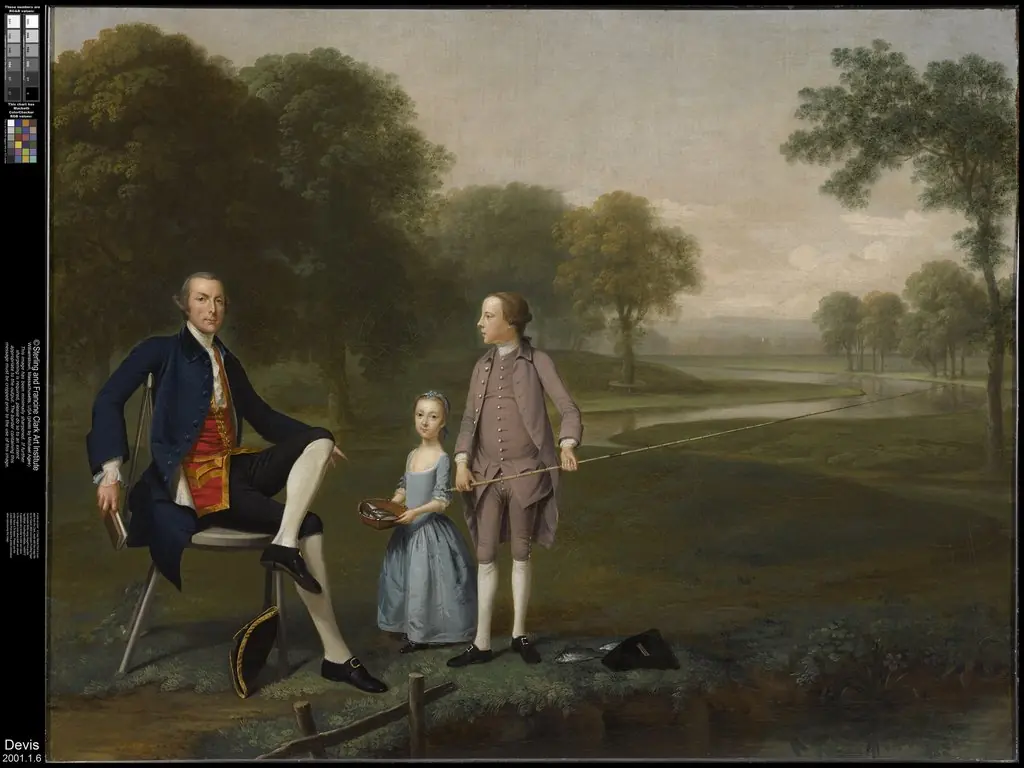 Richard Moreton, Esq. of Tackley with His Nephew and Niece John and Susanna Weyland