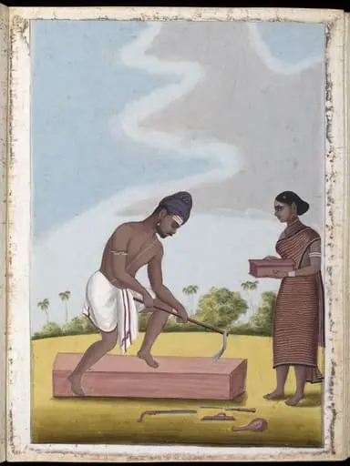 A carpenter and his wife