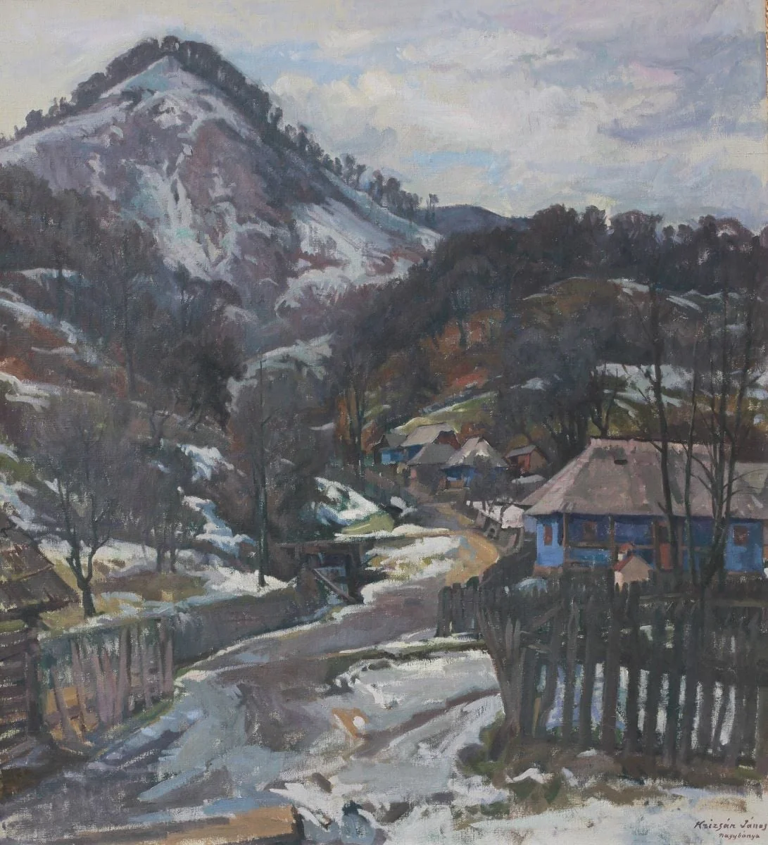 Martie (Peisaj din Baia Mare), by János Krizsán, unspecified