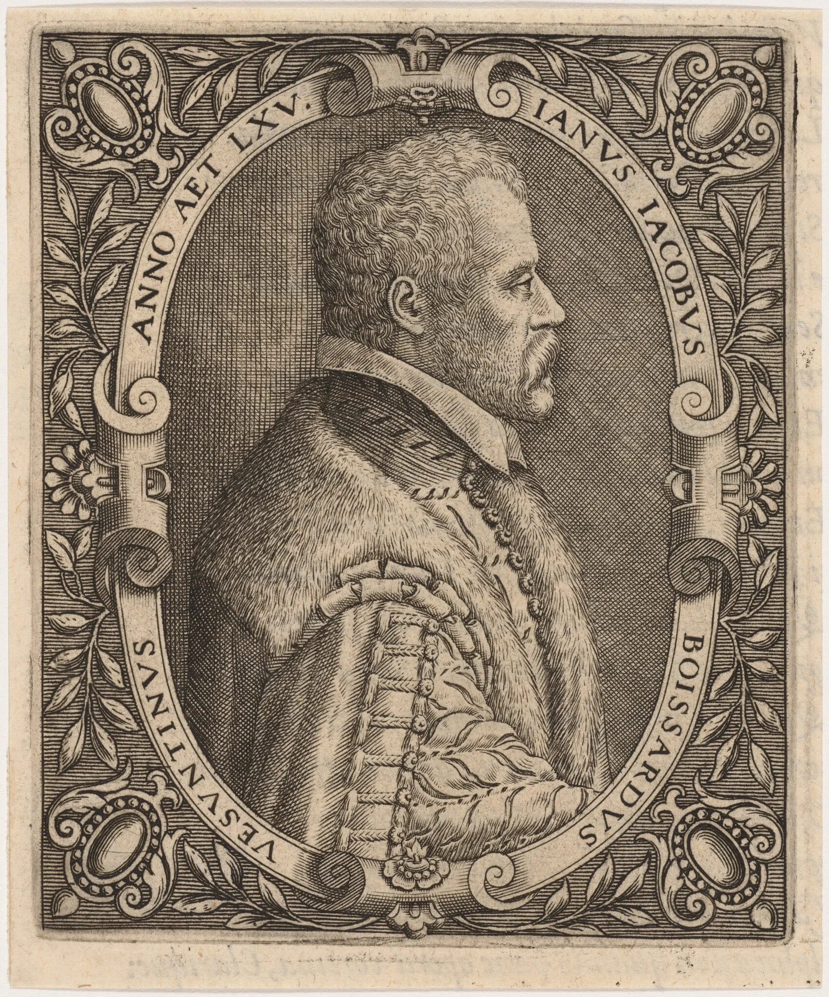 Jean Jacques Boissard, by Unknown 19th Century, ink, 1850