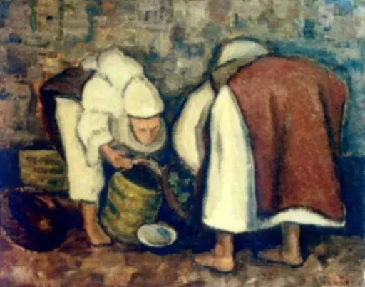 Două țărănci la piață