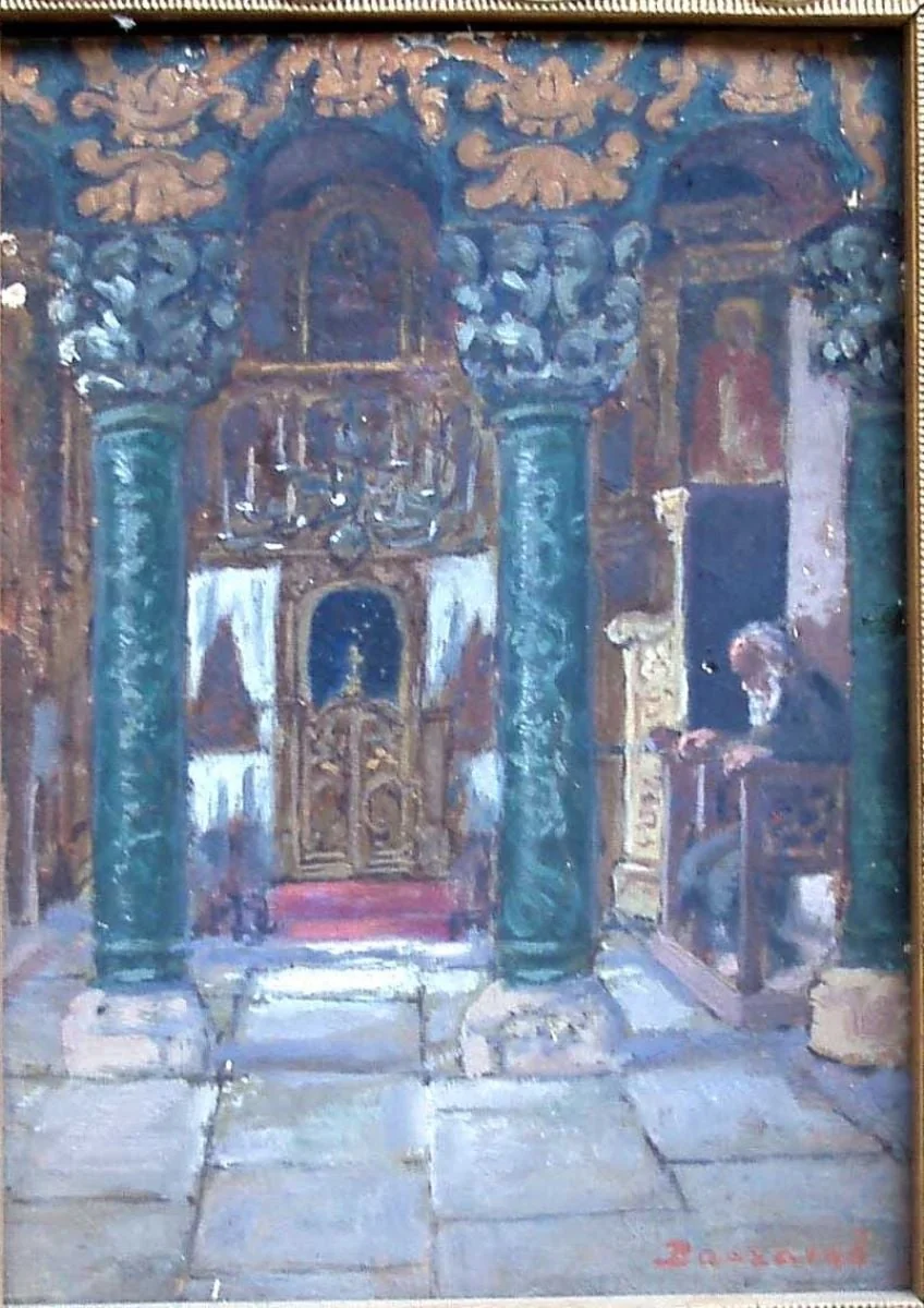Interior de biserică, by Ludovic Bassarab