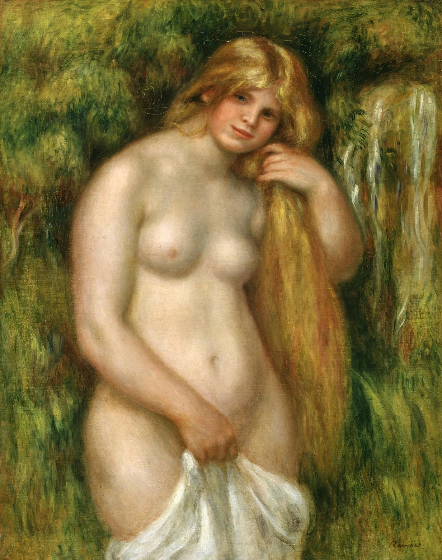 The Source, by Auguste Renoir, oil, 1906