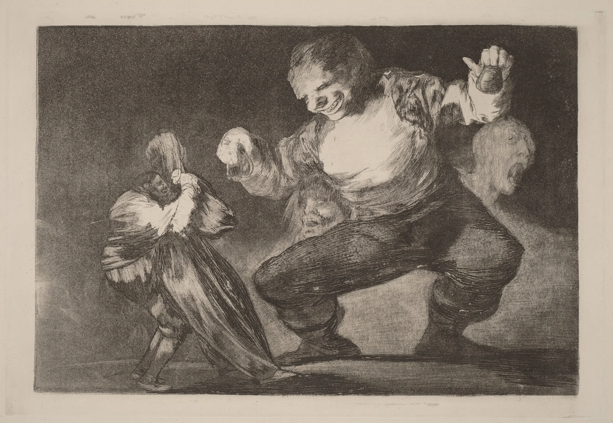 Bobalicon (Simpleton), by Francisco Goya, ink, 1816