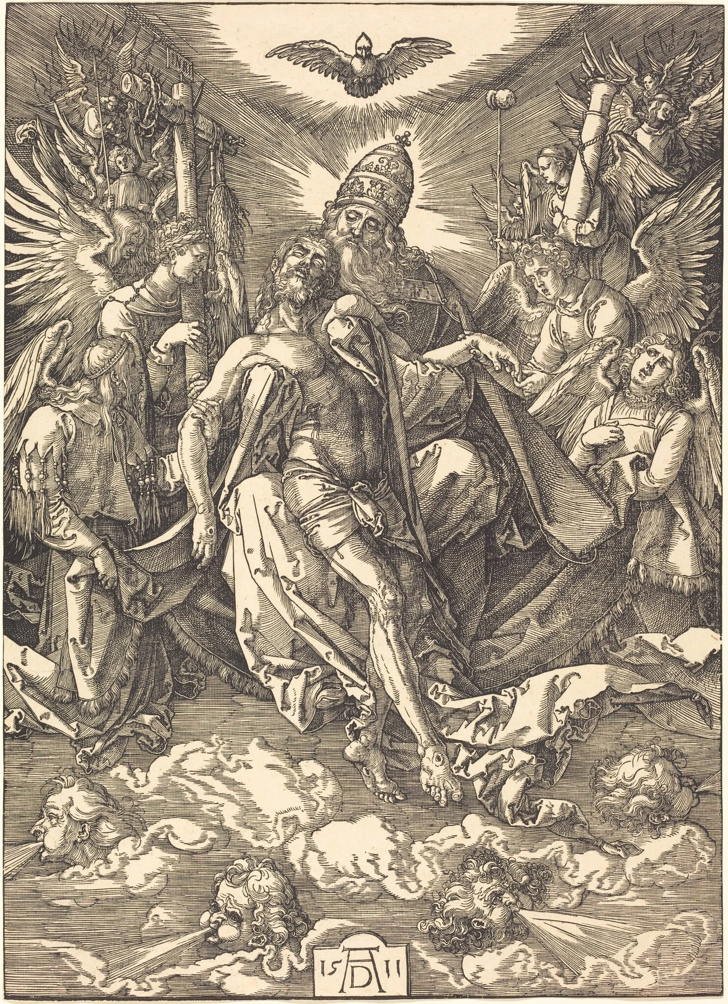 The Trinity, by Albrecht Dürer, ink, 1511