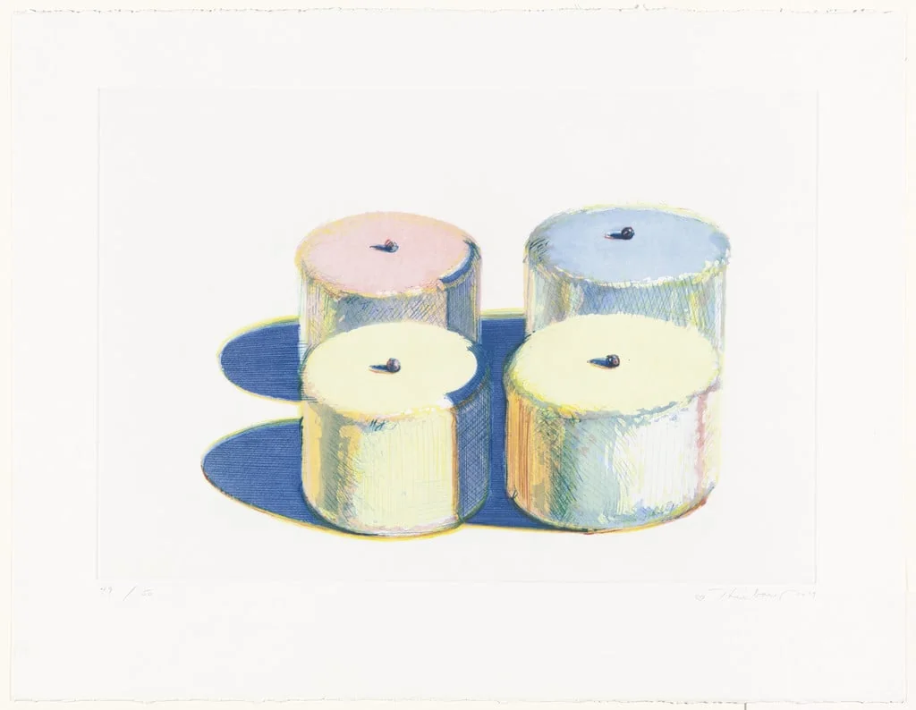 Untitled, by Wayne Thiebaud, ink, 1979