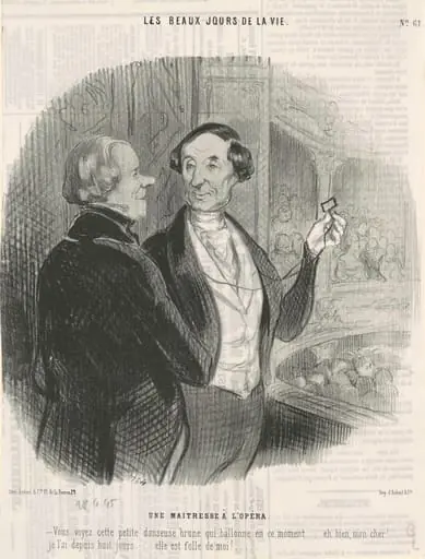 Une maitresse a l'opera