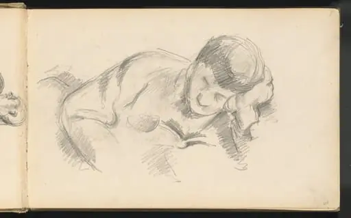 The Artist's Son Leaning on his Elbow