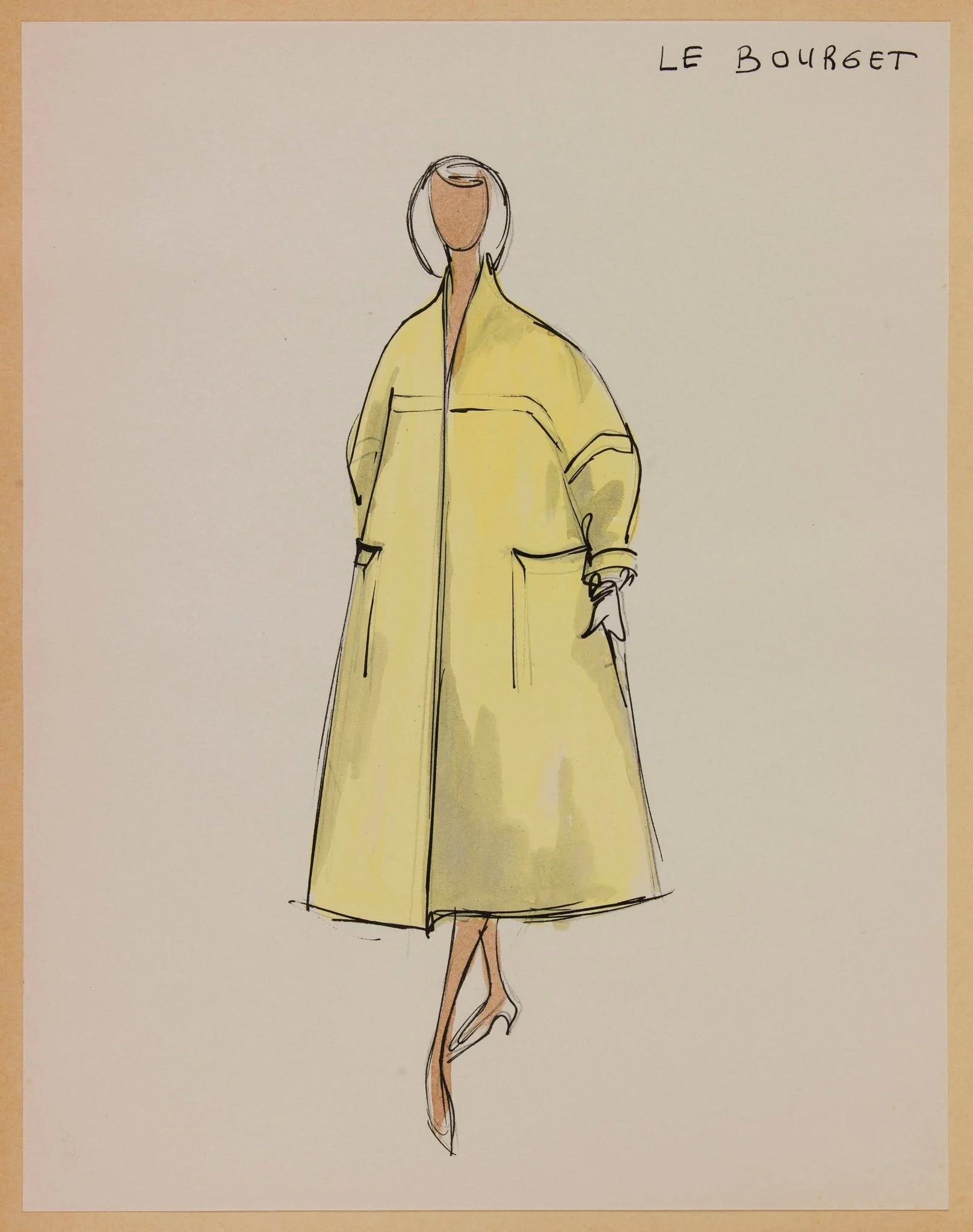 Le Bourget, by Carven, 1956
