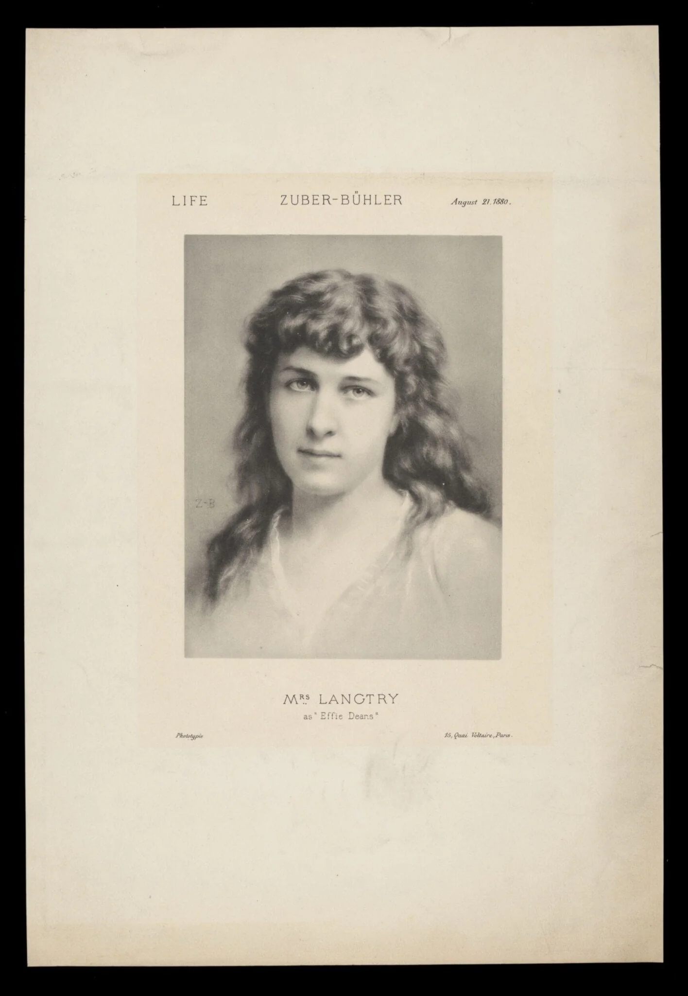 H Beard Print Collection, by Fritz Zuber-Bühler, 21