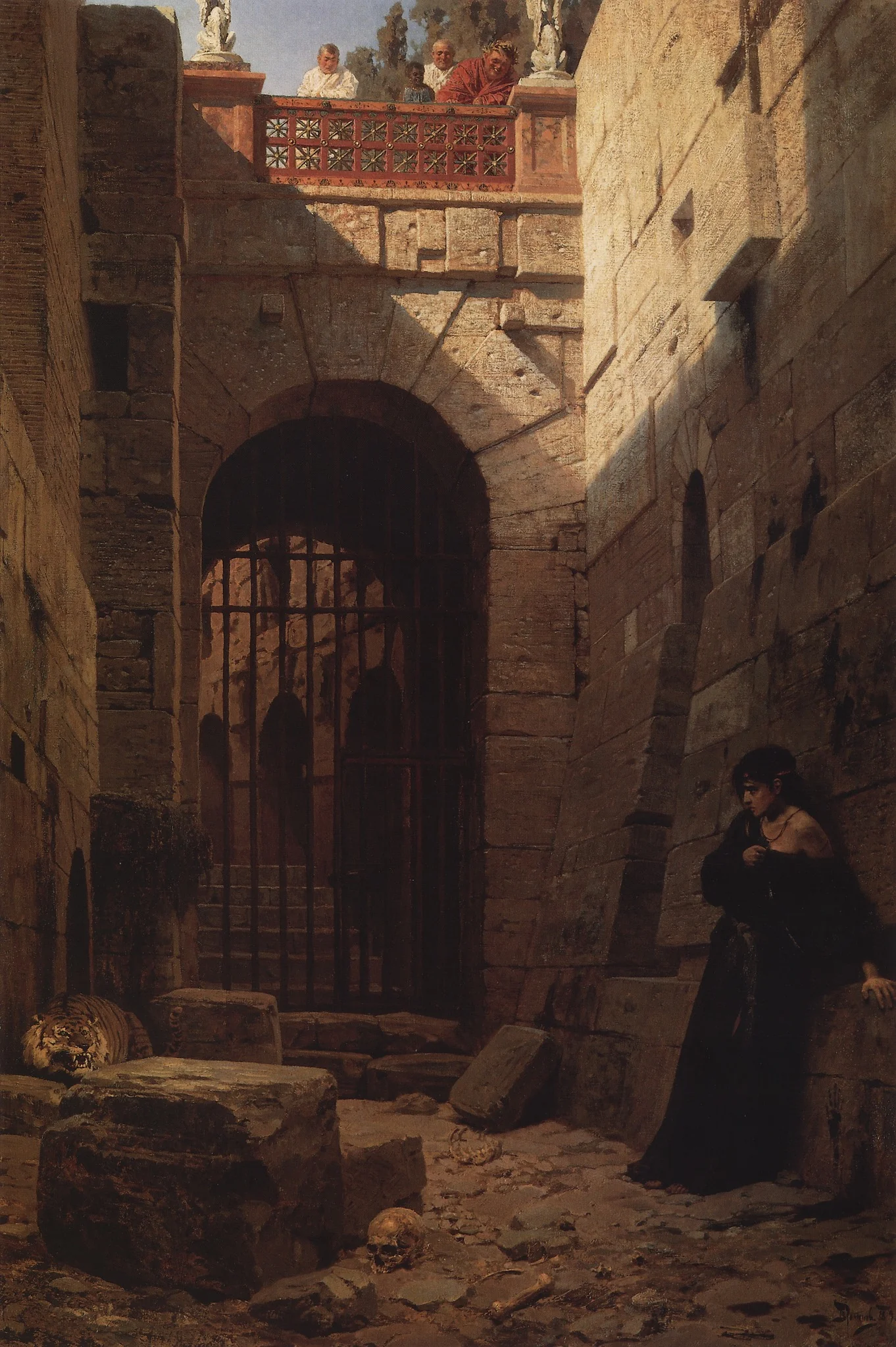 Caesar's joy, by Vasily Polenov, oil, 1890