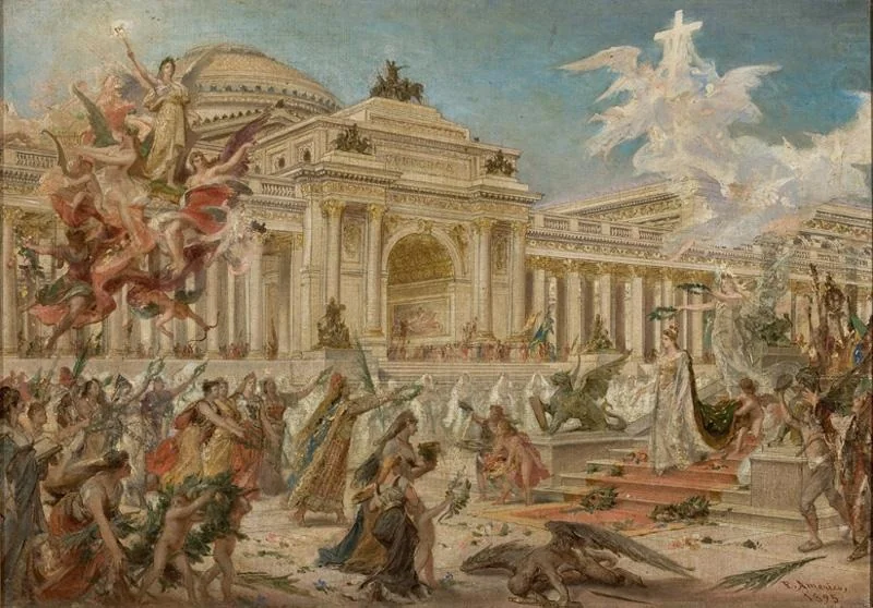 Peace and Concord, by Pedro Américo, oil, 1898