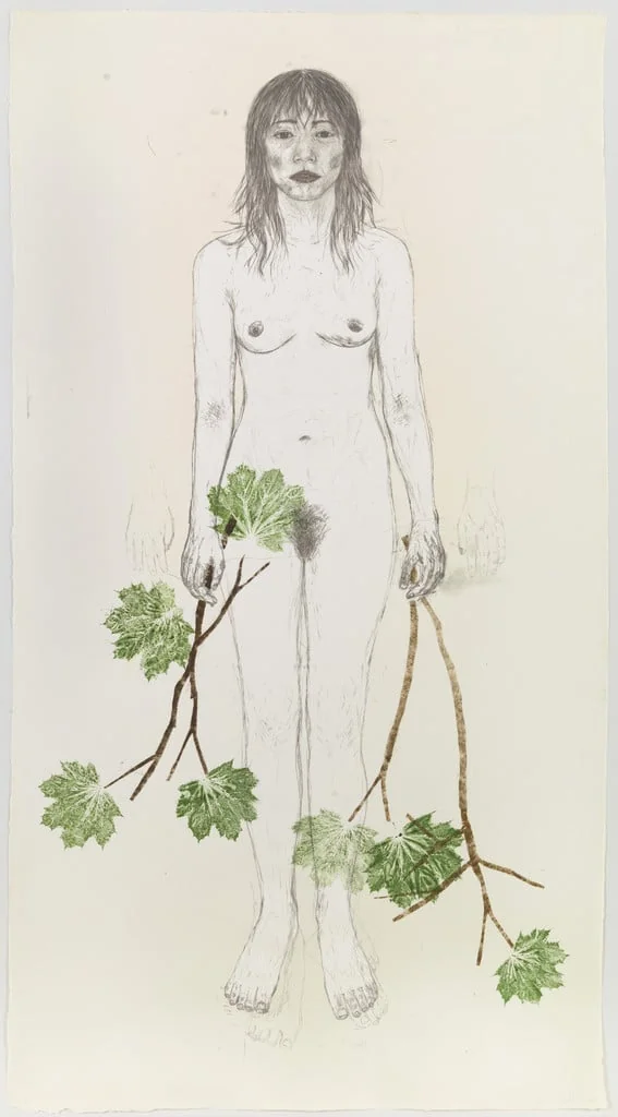 Untitled, by Kiki Smith, ink, 2009
