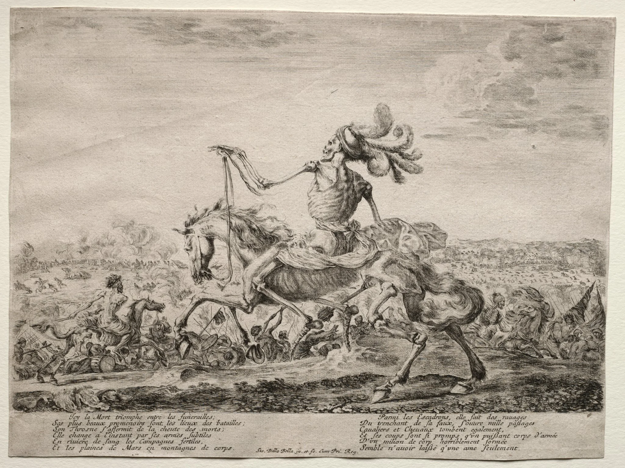 Death on the Battlefield, by Stefano Della Bella, 1646