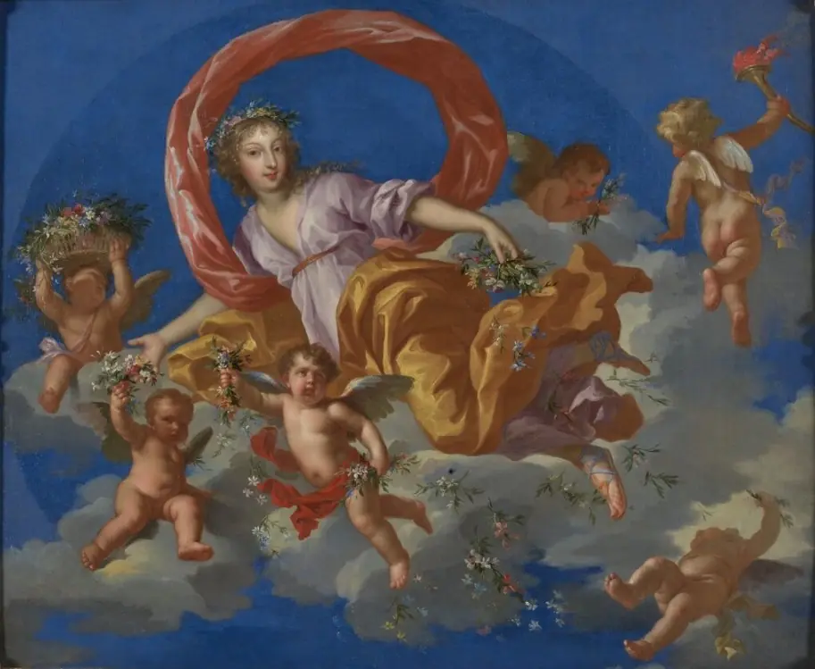 Portrait historié d'Henriette d'Angleterre, duchesse d'Orléans (1644-1670)