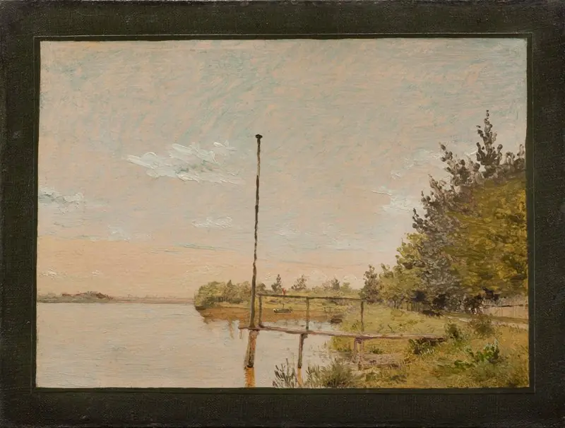 View from Dosseringen near the Sortedam Lake Looking Towards Nørrebro. Study