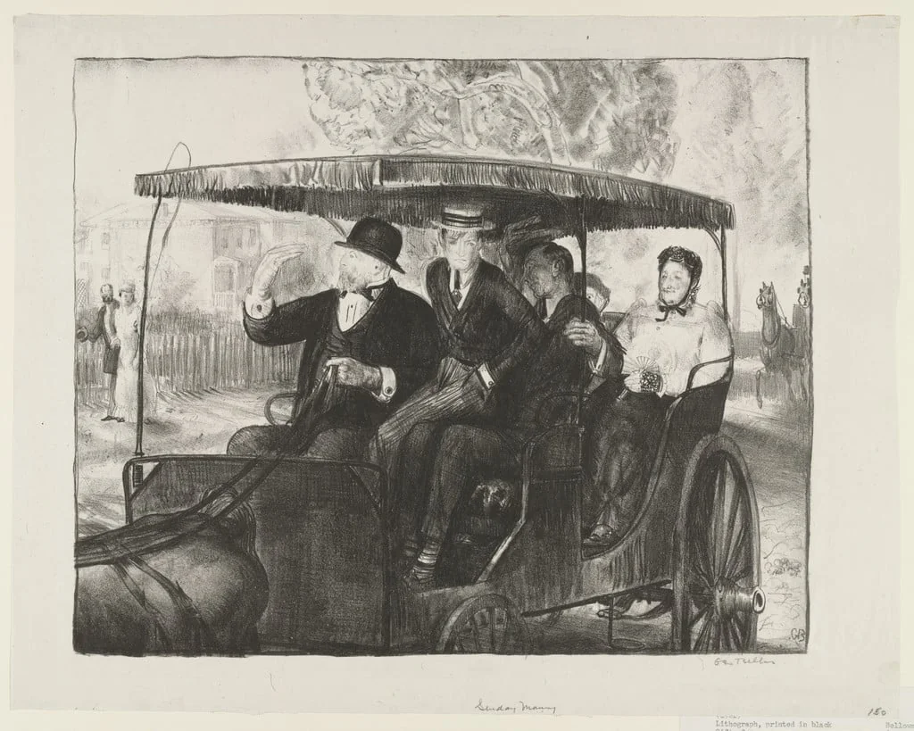 Untitled, by George Bellows, ink, 1921