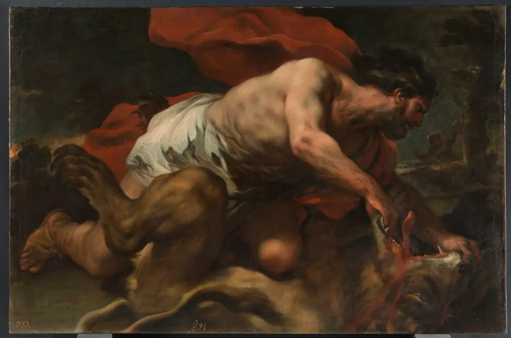 Samson and the Lion